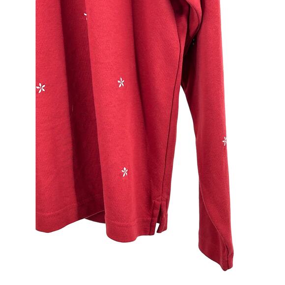 Bechamel Red Embroidered‎ Knit Cardigan Floral Size Xlarge - Picture 6 of 16